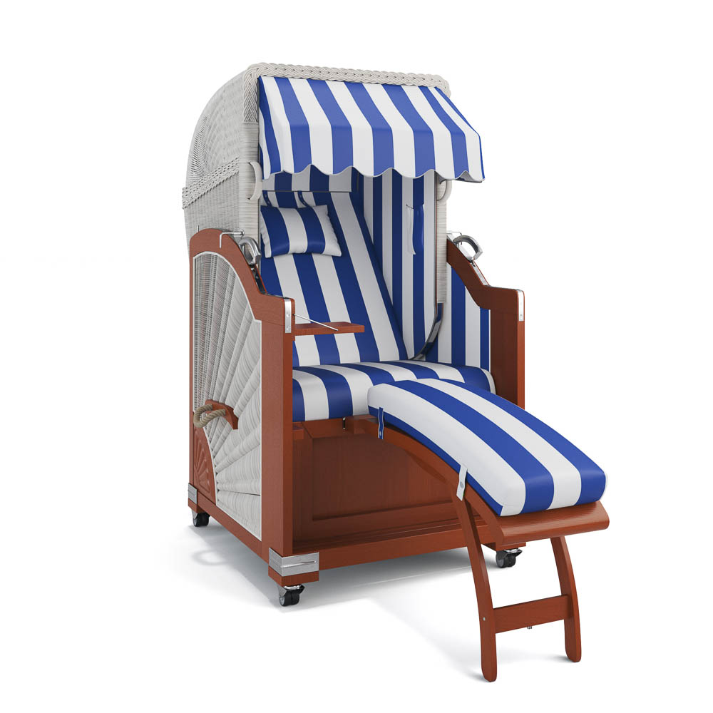 Strandkorb List - Mahagoni